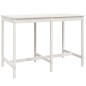 vidaXL Set de mesa y taburetes altos jardín 7 pzas madera pino blanco vidaXL Set de mesa y taburetes altos jardín 7 pzas madera pino blanco