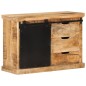 vidaXL Aparador de madera maciza de mango sin tratar 80x30x55 cm vidaXL Aparador de madera maciza de mango sin tratar 80x30x55 cm