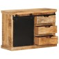 vidaXL Aparador de madera maciza de mango sin tratar 80x30x55 cm vidaXL Aparador de madera maciza de mango sin tratar 80x30x55 cm