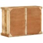 vidaXL Aparador de madera maciza de mango sin tratar 80x30x55 cm vidaXL Aparador de madera maciza de mango sin tratar 80x30x55 cm