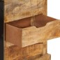 vidaXL Aparador de madera maciza de mango sin tratar 80x30x55 cm vidaXL Aparador de madera maciza de mango sin tratar 80x30x55 cm
