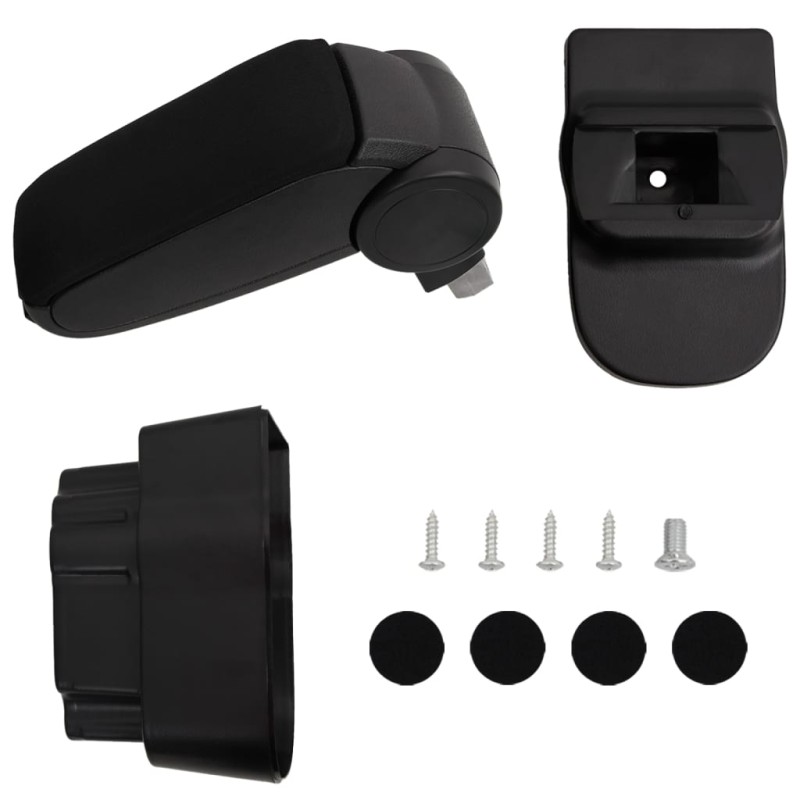 vidaXL Reposabrazos para coche ABS negro 12x37x(31-48) cm vidaXL Reposabrazos para coche ABS negro 12x37x(31-48) cm
