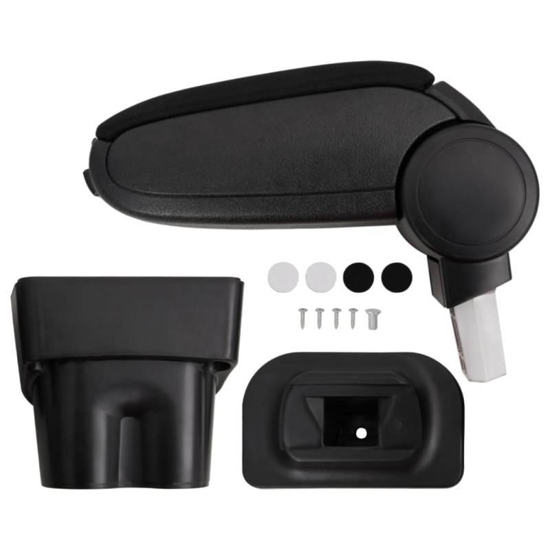 vidaXL Reposabrazos para coche ABS negro 17x32x(35,5-52) cm vidaXL Reposabrazos para coche ABS negro 17x32x(35,5-52) cm