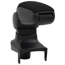 vidaXL Reposabrazos para coche ABS negro 15x35x(30-47) cm