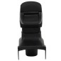 vidaXL Reposabrazos para coche ABS negro 15x35x(30-47) cm