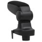 vidaXL Reposabrazos para coche ABS negro 15x35x(30-47) cm