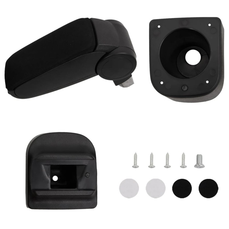 vidaXL Reposabrazos para coche ABS negro 12x34x(35-47) cm vidaXL Reposabrazos para coche ABS negro 12x34x(35-47) cm