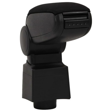 vidaXL Reposabrazos para coche ABS negro 12x34x(35-47) cm