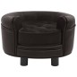 vidaXL Sofá para perros felpa y cuero sintético marrón 48x48x32 cm vidaXL Sofá para perros felpa y cuero sintético marrón 48x48x32 cm