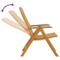 vidaXL Juego de comedor para jardín 5 piezas madera maciza de teca vidaXL Juego de comedor para jardín 5 piezas madera maciza de teca