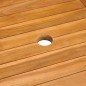 vidaXL Juego de comedor para jardín 5 piezas madera maciza de teca vidaXL Juego de comedor para jardín 5 piezas madera maciza de teca