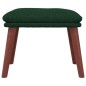 vidaXL Reposapiés de tela verde oscuro 45x29,5x35 cm vidaXL Reposapiés de tela verde oscuro 45x29,5x35 cm
