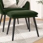 vidaXL Reposapiés de terciopelo verde oscuro 45x29,5x35 cm vidaXL Reposapiés de terciopelo verde oscuro 45x29,5x35 cm
