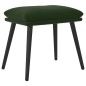 vidaXL Reposapiés de terciopelo verde oscuro 45x29,5x35 cm vidaXL Reposapiés de terciopelo verde oscuro 45x29,5x35 cm