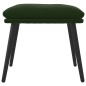 vidaXL Reposapiés de terciopelo verde oscuro 45x29,5x35 cm vidaXL Reposapiés de terciopelo verde oscuro 45x29,5x35 cm