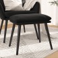 vidaXL Reposapiés de terciopelo negro 45x29,5x35 cm vidaXL Reposapiés de terciopelo negro 45x29,5x35 cm