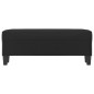 vidaXL Banco de cuero sintético negro 100x35x41 cm vidaXL Banco de cuero sintético negro 100x35x41 cm