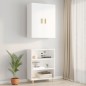 vidaXL Armario de pared colgante blanco 69,5x34x90 cm vidaXL Armario de pared colgante blanco 69,5x34x90 cm