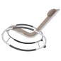 vidaXL Silla mecedora de jardín de textilene gris topo vidaXL Silla mecedora de jardín de textilene gris topo