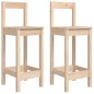 vidaXL Taburetes altos 2 uds madera maciza de pino 40x41,5x112 cm vidaXL Taburetes altos 2 uds madera maciza de pino 40x41,5x112 cm
