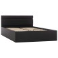 vidaXL Cama canapé hidráulica con LED cuero sintético negra 140x200 cm vidaXL Cama canapé hidráulica con LED cuero sintético negra 140x200 cm