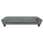 vidaXL Cama para perros de terciopelo gris oscuro 100x50x21 cm vidaXL Cama para perros de terciopelo gris oscuro 100x50x21 cm