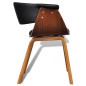 vidaXL Sillas de comedor 6 unidades madera curvada y cuero artificial vidaXL Sillas de comedor 6 unidades madera curvada y cuero artificial