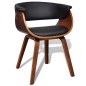 vidaXL Sillas de comedor 6 unidades madera curvada y cuero artificial vidaXL Sillas de comedor 6 unidades madera curvada y cuero artificial