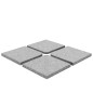 vidaXL Placa de peso para sombrilla 4 uds granito gris cuadrada 100kg vidaXL Placa de peso para sombrilla 4 uds granito gris cuadrada 100kg