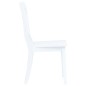 vidaXL Conjunto de comedor 5 piezas madera maciza de caucho blanco vidaXL Conjunto de comedor 5 piezas madera maciza de caucho blanco