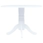 vidaXL Conjunto de comedor 5 piezas madera maciza de caucho blanco vidaXL Conjunto de comedor 5 piezas madera maciza de caucho blanco