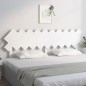 vidaXL Cabecero de cama madera maciza de pino blanco 196x3x80,5 cm