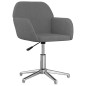 vidaXL Silla de oficina giratoria de tela gris claro vidaXL Silla de oficina giratoria de tela gris claro