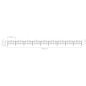 vidaXL Valla de jardín con puntas de lanza acero negro (1-1,25)x15,3 m vidaXL Valla de jardín con puntas de lanza acero negro (1-1,25)x15,3 m