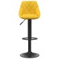 vidaXL Taburetes de cocina 2 unidades terciopelo amarillo mostaza vidaXL Taburetes de cocina 2 unidades terciopelo amarillo mostaza