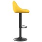 vidaXL Taburetes de cocina 2 unidades terciopelo amarillo mostaza vidaXL Taburetes de cocina 2 unidades terciopelo amarillo mostaza