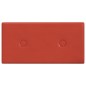 vidaXL Paneles de pared 12 uds cuero sintético rojo 30x15 cm 0,54 m² vidaXL Paneles de pared 12 uds cuero sintético rojo 30x15 cm 0,54 m²