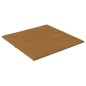 vidaXL Paneles de pared 12 uds terciopelo marrón 30x30 cm 1,08 m² vidaXL Paneles de pared 12 uds terciopelo marrón 30x30 cm 1,08 m²