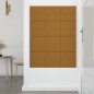 vidaXL Paneles de pared 12 uds terciopelo marrón 30x30 cm 1,08 m² vidaXL Paneles de pared 12 uds terciopelo marrón 30x30 cm 1,08 m²
