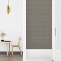 vidaXL Paneles de pared 12 uds terciopelo gris claro 90x15 cm 1,62 m²