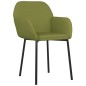 vidaXL Sillas de comedor 2 unidades terciopelo verde claro vidaXL Sillas de comedor 2 unidades terciopelo verde claro