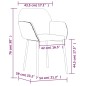 vidaXL Sillas de comedor 2 unidades terciopelo verde claro vidaXL Sillas de comedor 2 unidades terciopelo verde claro
