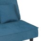 vidaXL Sofá cama de terciopelo azul vidaXL Sofá cama de terciopelo azul
