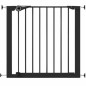 Noma Puerta de seguridad Easy Pressure Fit 75-82 cm metal negra 94313