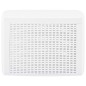 vidaXL Mesa auxiliar de plástico blanco 54x54x36,5 cm vidaXL Mesa auxiliar de plástico blanco 54x54x36,5 cm