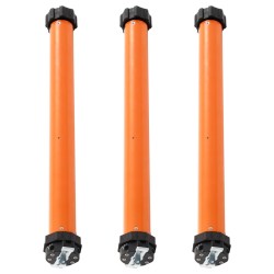 vidaXL Motores tubulares 3 unidades 50 Nm