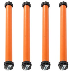 vidaXL Motores tubulares 4 unidades 40 Nm
