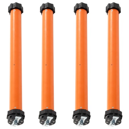 vidaXL Motores tubulares 4 unidades 40 Nm