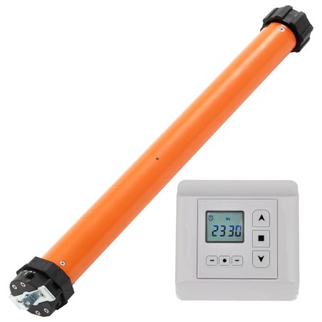 vidaXL Motor tubular con controlador