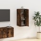 vidaXL Mueble para TV de pared roble ahumado 40x34,5x80 cm